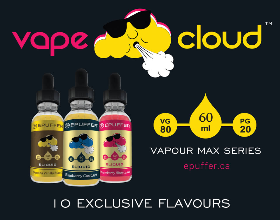 epuffer vapour Max Eliquid Canada epuffer vapour Max Eliquid Canada