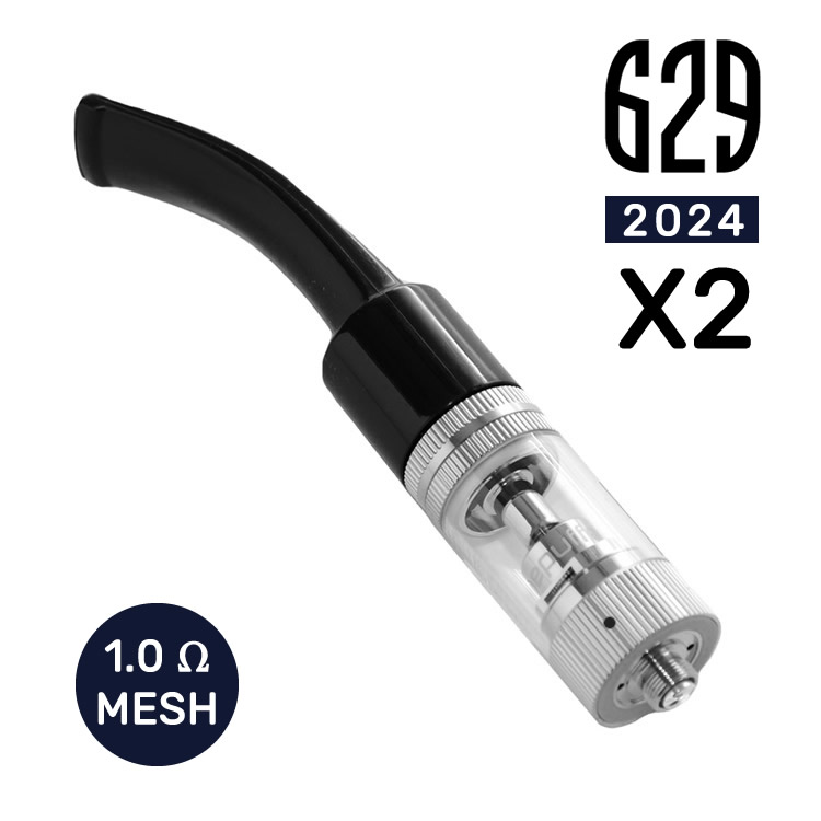 EPipe 629 X2 2024 Silver MOD Glass Liquamizer Clearomizer ePuffer