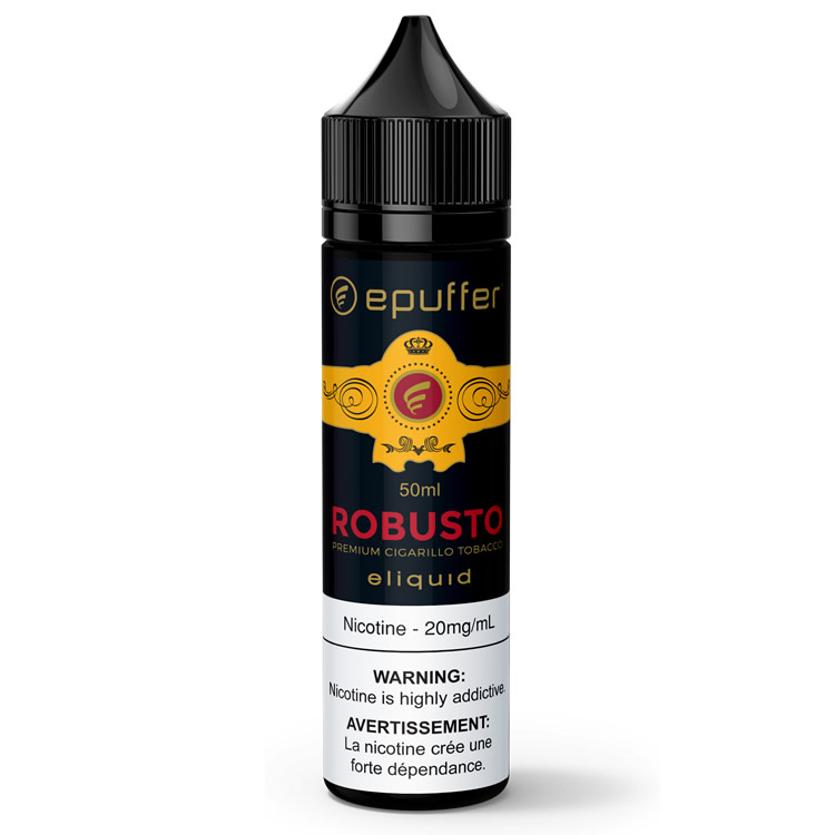 ePuffer Robusto Cigar Tobacco e Liquids & Vape Juice
