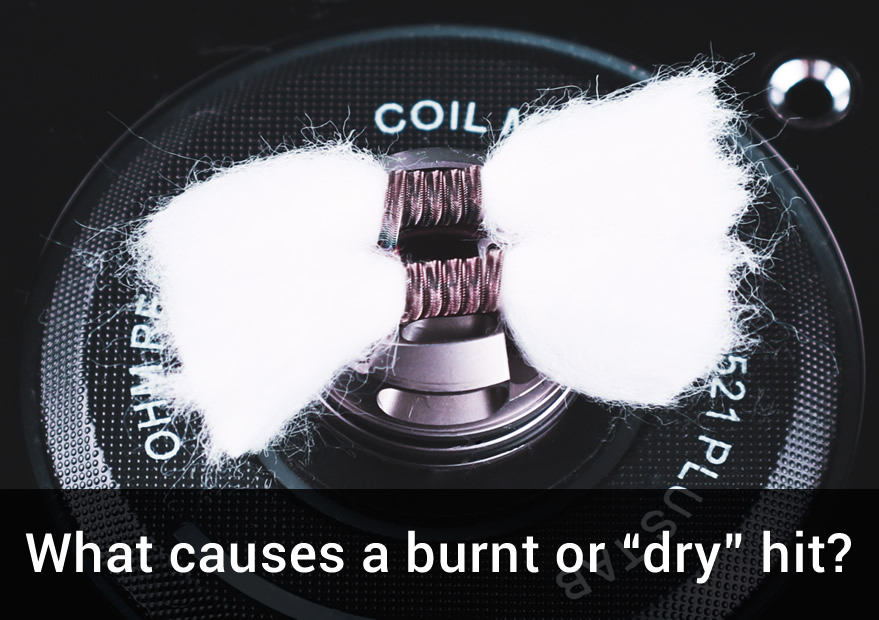 vape burnt taste change coil