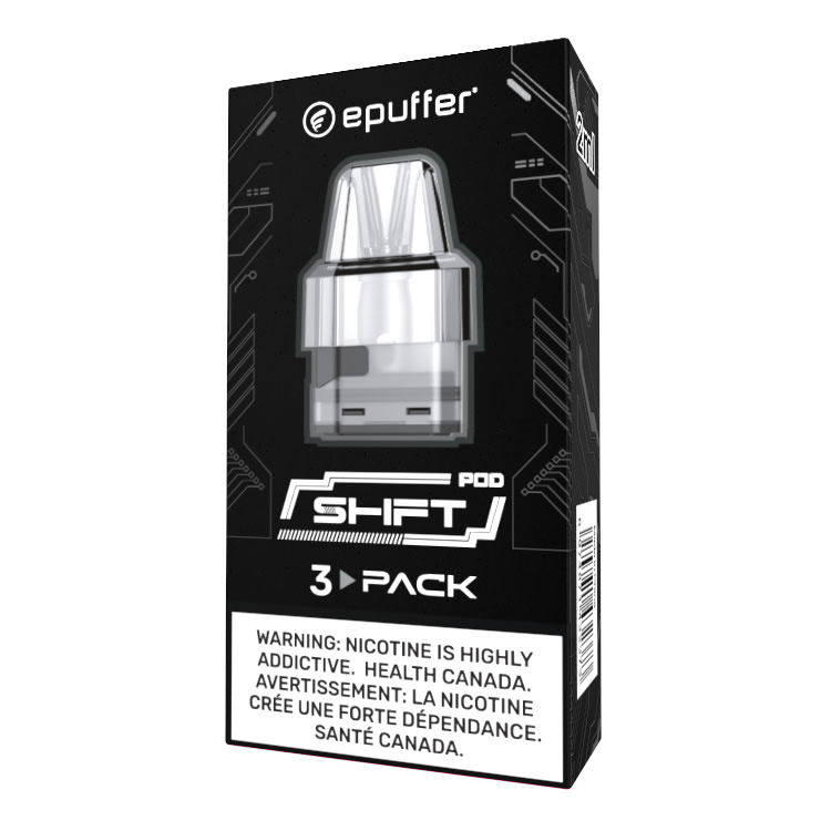 ePuffer SHIFT Blank Refillable Vape POD Buy Online in Canada