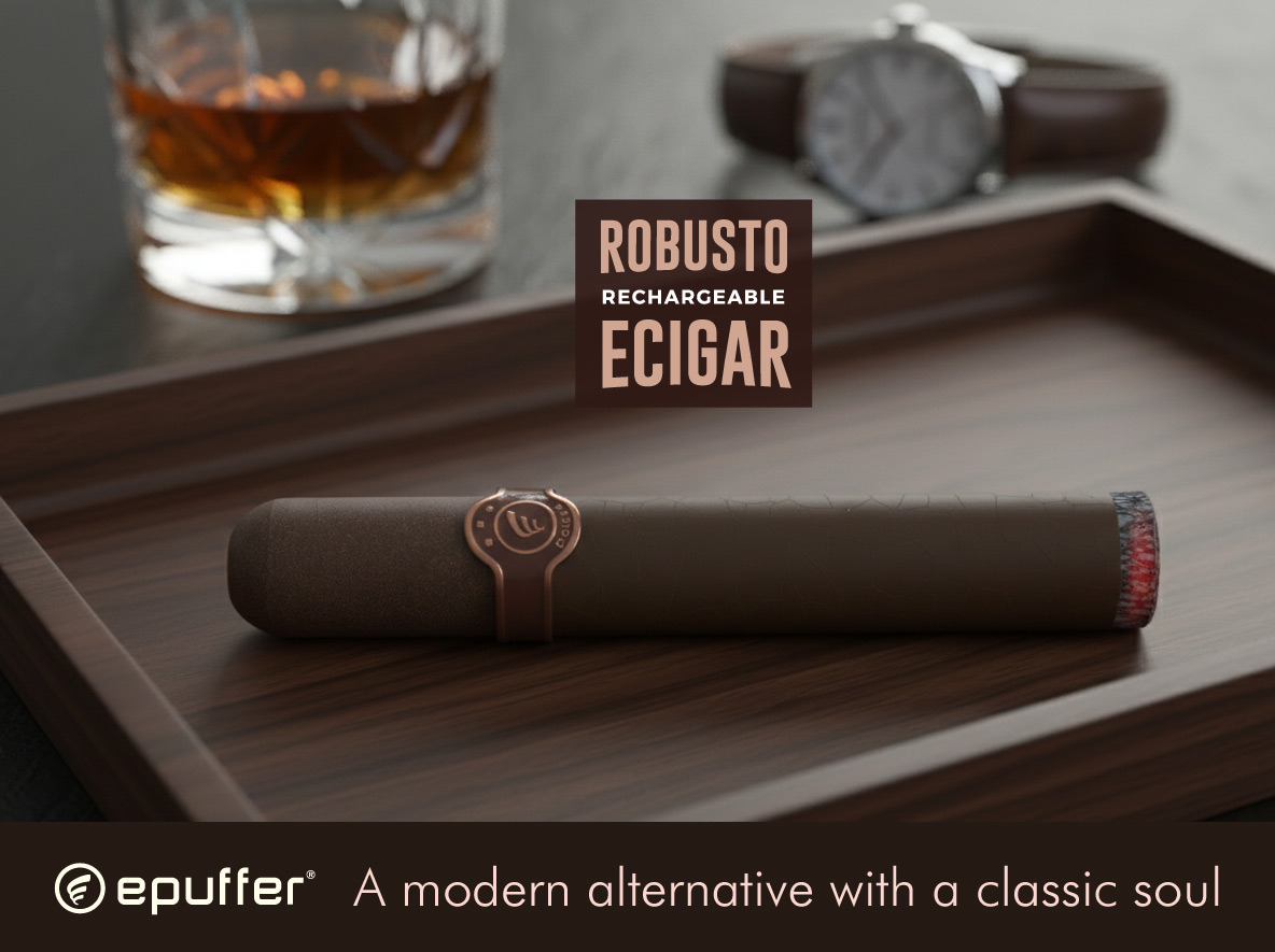 epuffer robusto electronic vape ecigar
