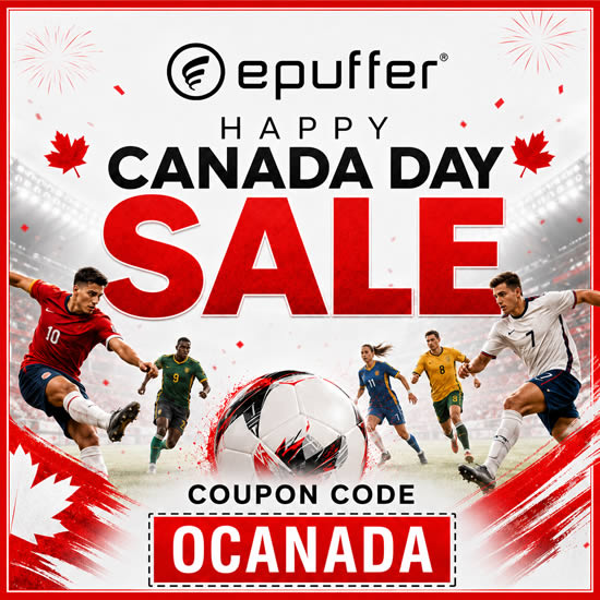 ePuffer Canada Day Sale