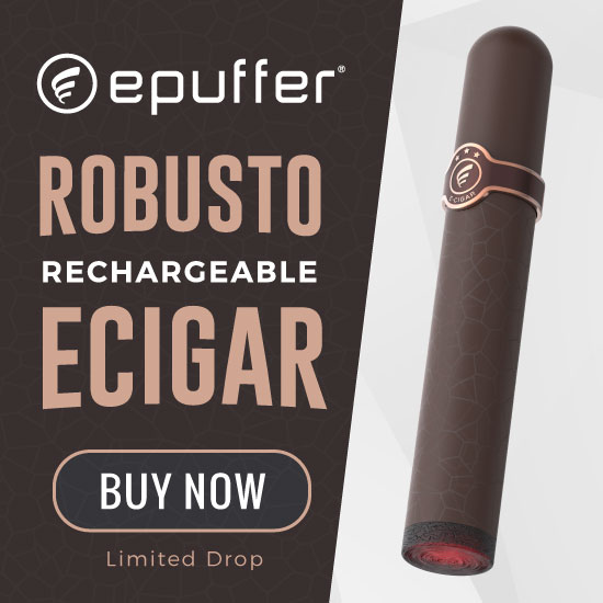 ePuffer Robusto Vape Cigar Ecigar Rechargeable
