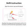 shift vape pod refill instructions