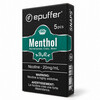 epuffer snaps black ecigs vape cartridge menthol black pods