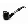 ePipe 659 ebony hardwood vape pipe with silver trim