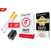 epuffer snaps electronic cigarette rechargeable starter kit bundled with prefilled tobacco varity cartomizers