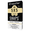 epuffer snaps electronic cigarette disposable tobacco cartridge black