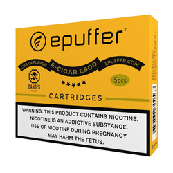 epuffer ecigar 900 vape cartridges cuban flavour