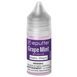epuffer nicsalt grape mint eliquid