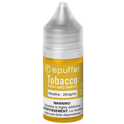 epuffer nicsalt rich and sweet tobacco eliquid