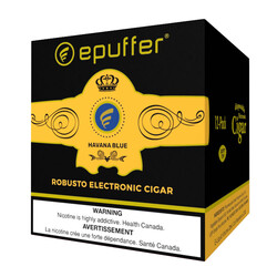 epuffer robusto cuban e-cigar blue