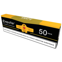 snaps ecigarette robusto cigar tobacco flavor cartridges 50 pack