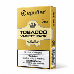snaps ecig tobacco variety multi flavour cigalike cartridges