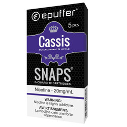 snaps ecigarette blackcurrant apple vape cartridges