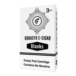 ePuffer Robusto E-Cigar Blank refillable vape cigar pods