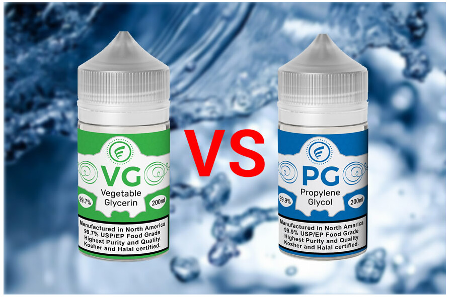 vegetable glycerin vs propylene glycol vg pg